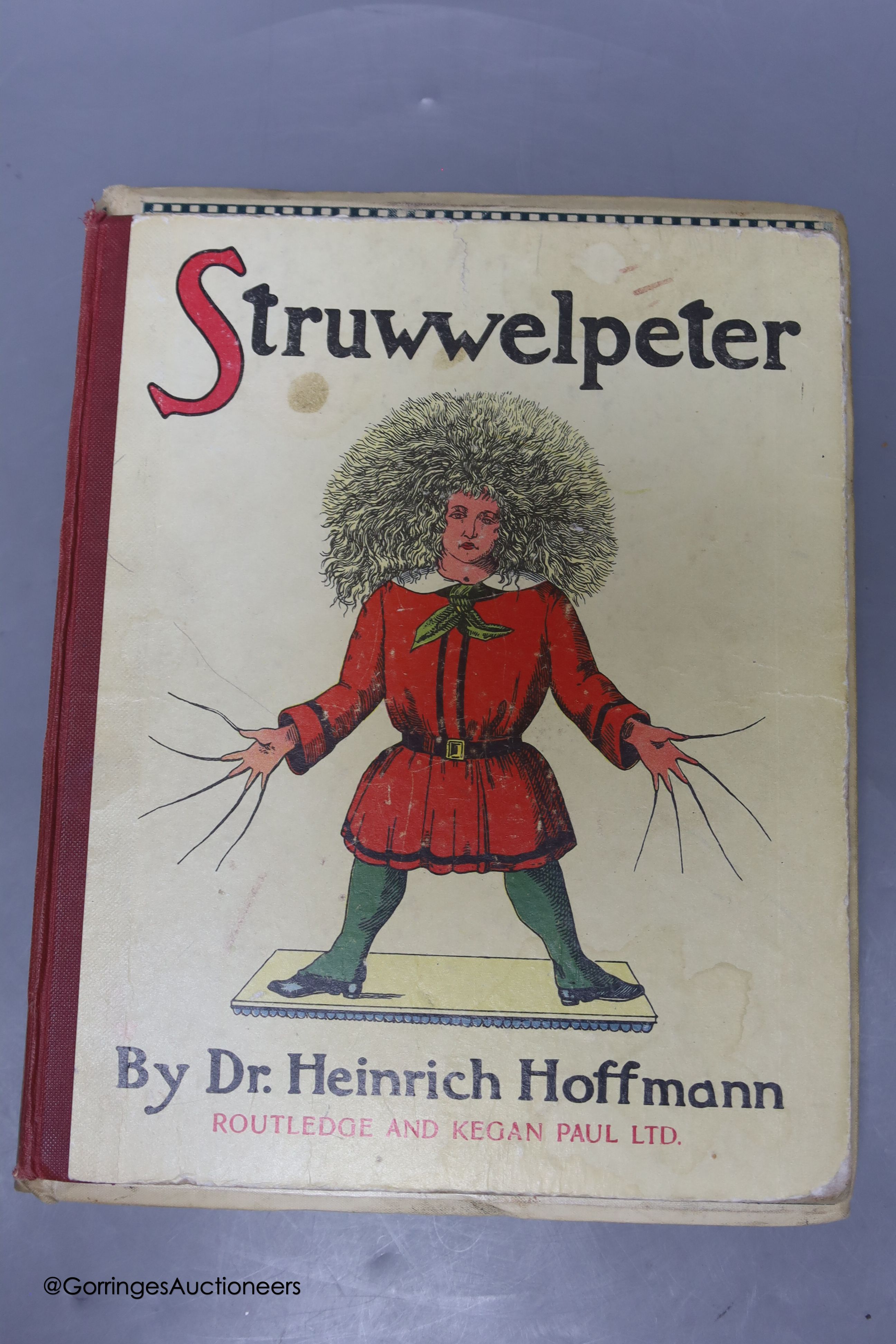 Struwwelpeter by Dr H Hoffmann and Kate Green, illustrated and Rosaline Masson, Edinburgh painted by John Fulleylove , together with The Pied Piper of Hamlet, Robert Browning, illustrated by Kate Greenaway (2)